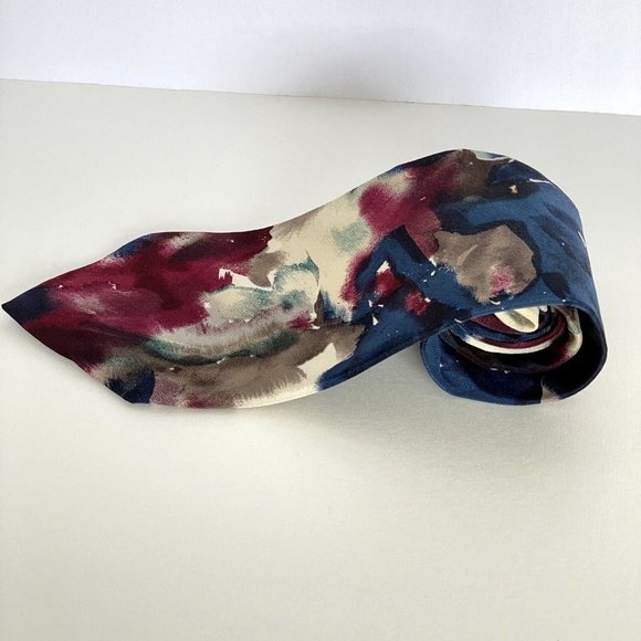 417 Van Heusen Men’s Abstract Designer Silk Necktie Office Work Dad Gift - Picture 5 of 6